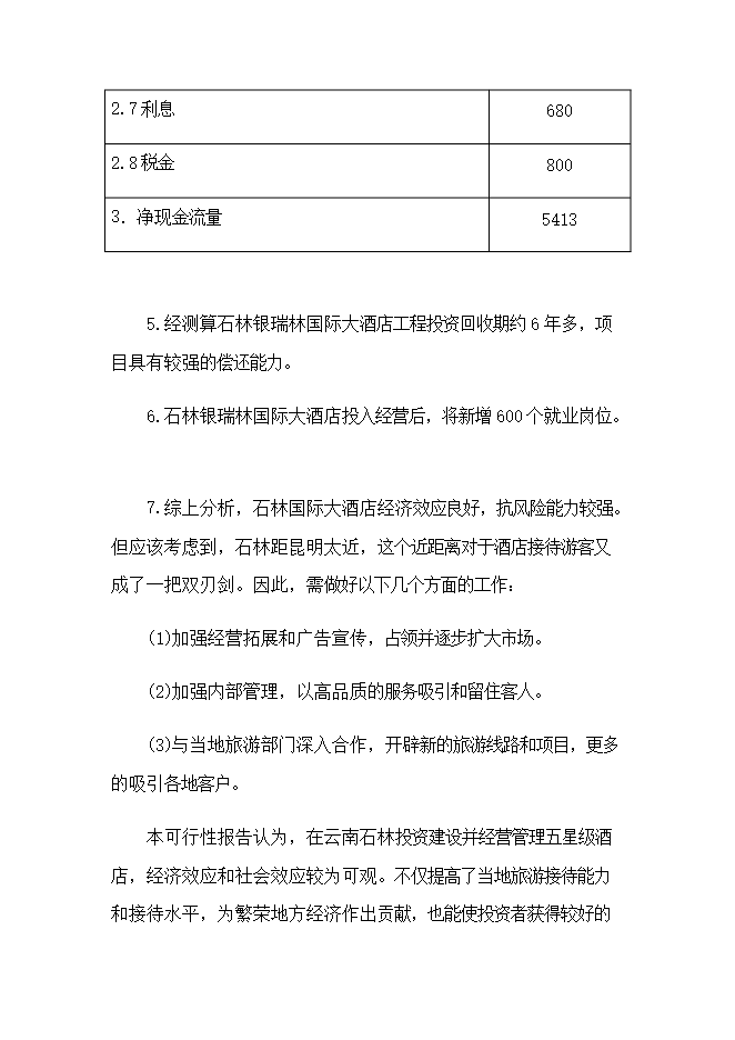投資建設石林銀瑞林國際大酒店項目立項申報可研報告.doc_中文版高速下載第13頁(yè)