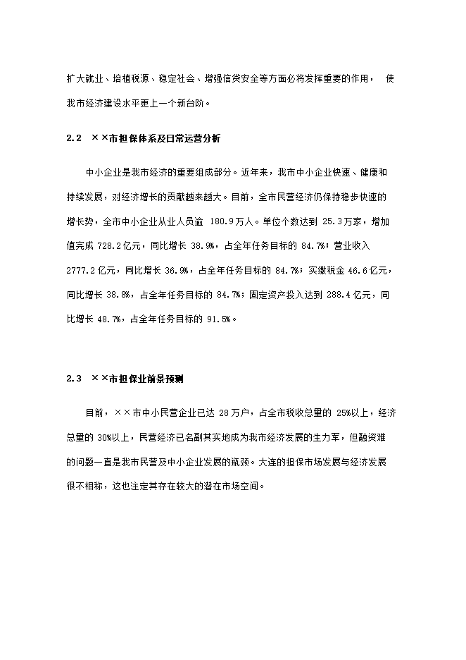 擔保有限公司項目立項申報可研報告.doc_中文版高速下載預覽圖（3）