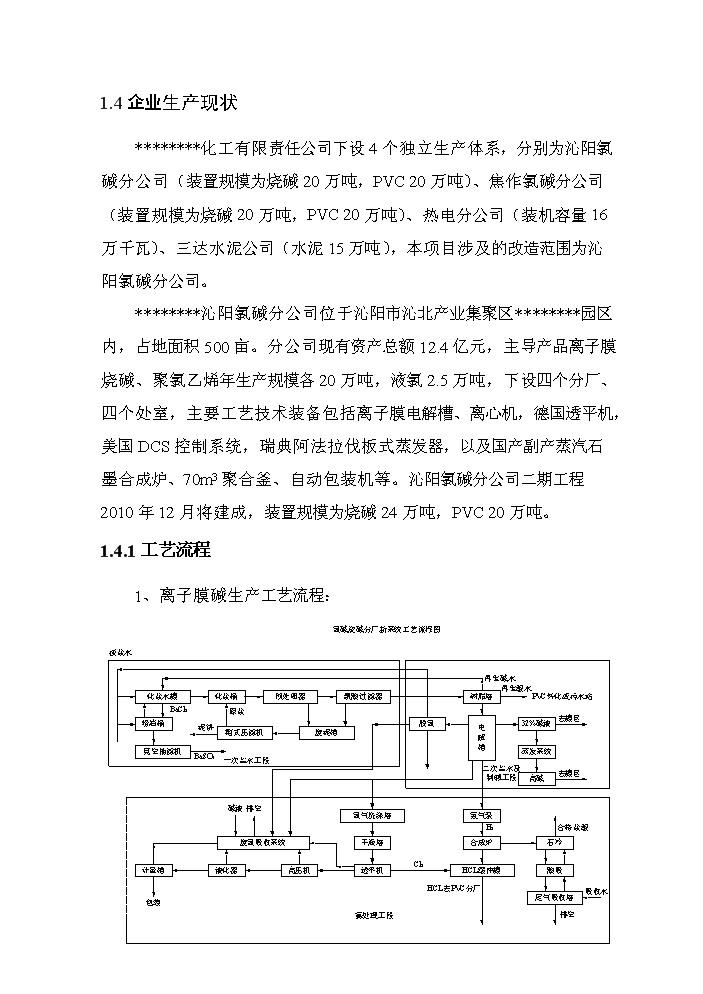 （終稿）河南某化工公司氯堿裝置清潔生產(chǎn)新建項目可行性研究報告.doc（OK版）第3頁(yè)