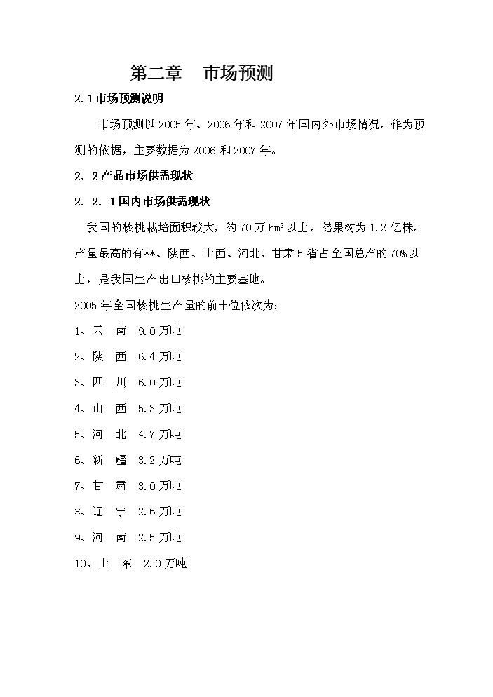 （終稿）核桃果的合加工和核桃種植新建項目可行性研究報告.doc（OK版）第14頁(yè)