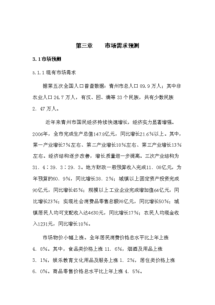 （定稿）青州市義烏小商品市場(chǎng)項目資金申請報告5（喜歡就下吧）第13頁(yè)