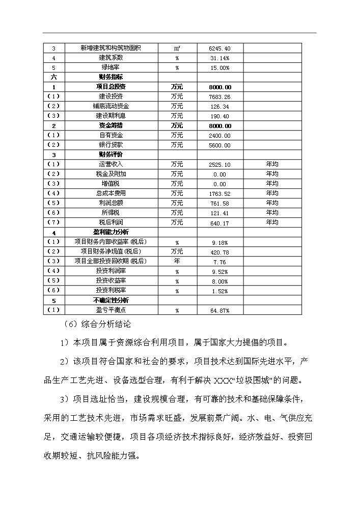 （定稿）生活垃圾預處理及水泥窯綜合利用一體化項目資金申請報告4第13頁(yè)