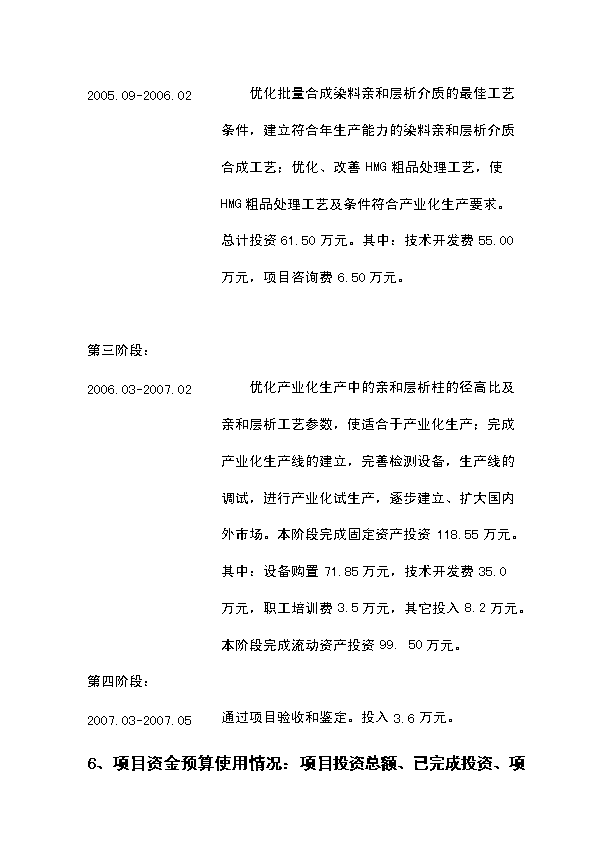 （定稿）染料親和層析制備高純度尿卵泡刺激素（FSH）項目資金申請報告0（喜歡就下吧）第9頁(yè)