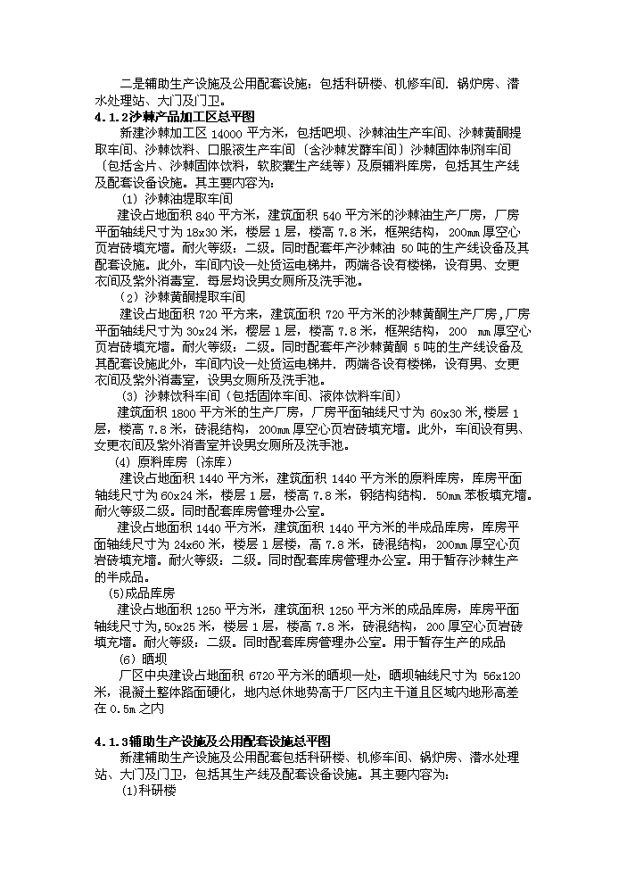 （定稿）沙棘系列產(chǎn)品加工項目資金申請報告0（喜歡就下吧）