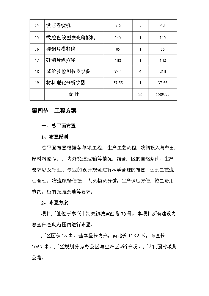（定稿）生產(chǎn)非晶合金薄帶及制品資金申請報告0（喜歡就下吧）第13頁(yè)