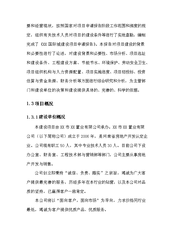 （定稿）商業(yè)國際城建設項目資金申請報告3（喜歡就下吧）第3頁(yè)