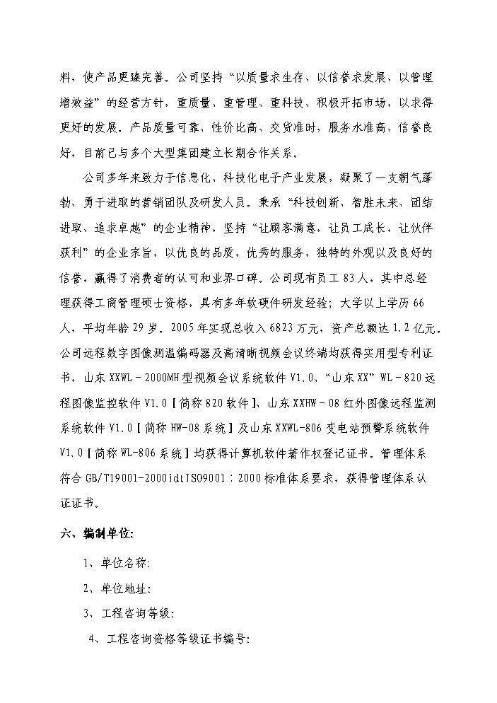 （定稿）山東某電子產(chǎn)業(yè)園資金申請報告4第2頁(yè)