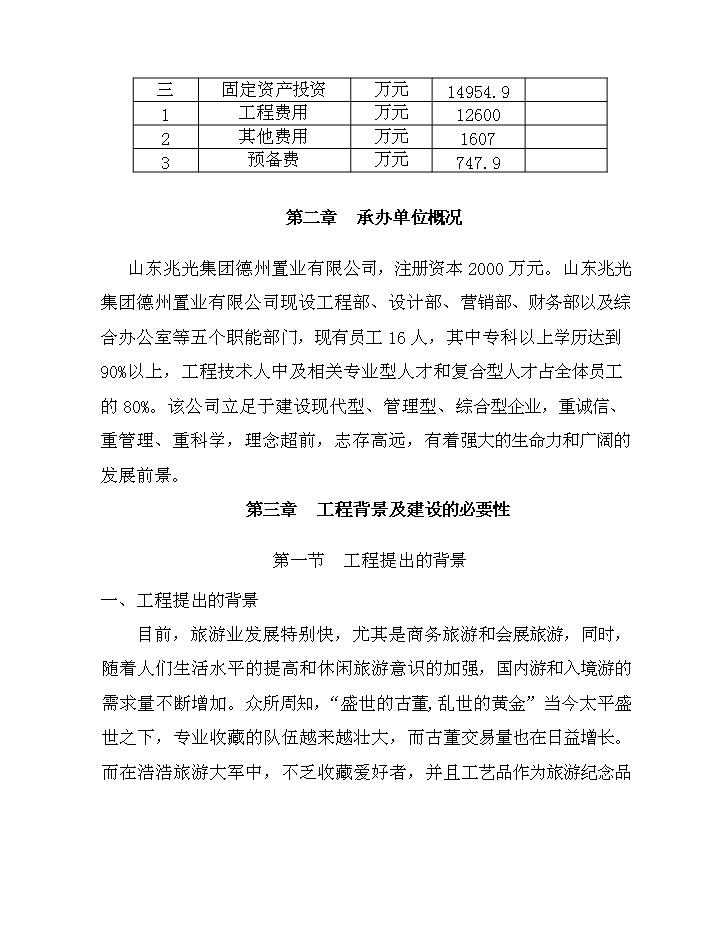 （定稿）山東兆光集團德州置業(yè)有限公司文化街建設項目資金申請報告1（喜歡就下吧）第3頁(yè)