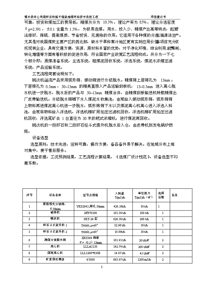 （定稿）年處理70萬(wàn)噸煤矸石低溫干餾提油循環(huán)經(jīng)濟示范性工程項目投資立項申報書(shū)6（喜歡就下吧）