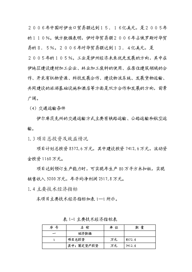（定稿）年生產(chǎn)80萬(wàn)平方米裝飾扣板項目投資立項申報書(shū)2