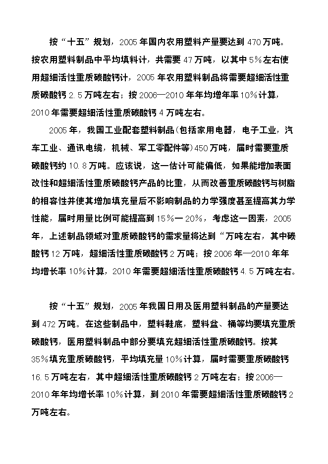 （定稿）年產(chǎn)3萬(wàn)噸方解石礦開(kāi)發(fā)超微細重質(zhì)碳酸鈣粉體功能新材料項目投資立項申報書(shū)7第12頁(yè)