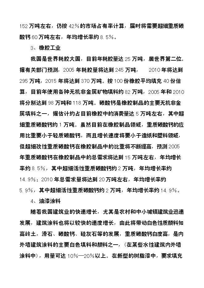 （定稿）年產(chǎn)3萬(wàn)噸方解石礦開(kāi)發(fā)超微細重質(zhì)碳酸鈣粉體功能新材料項目投資立項申報書(shū)7第14頁(yè)