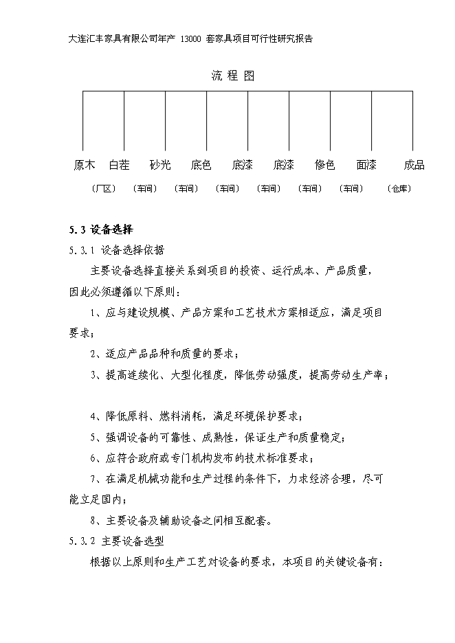 （定稿）年產(chǎn)萬(wàn)套家具項目投資立項申報書(shū)5（喜歡就下吧）