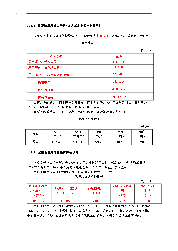 （項目建議）改建公路工程項目投資申報建議書(shū)（申報材料）第4頁(yè)
