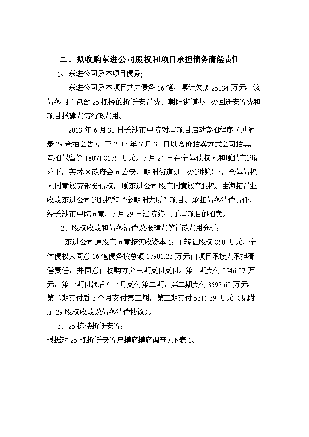 （項目建議）收購東進(jìn)置業(yè)和朝陽(yáng)大廈項目投資申報建議書(shū)（申報材料）第8頁(yè)