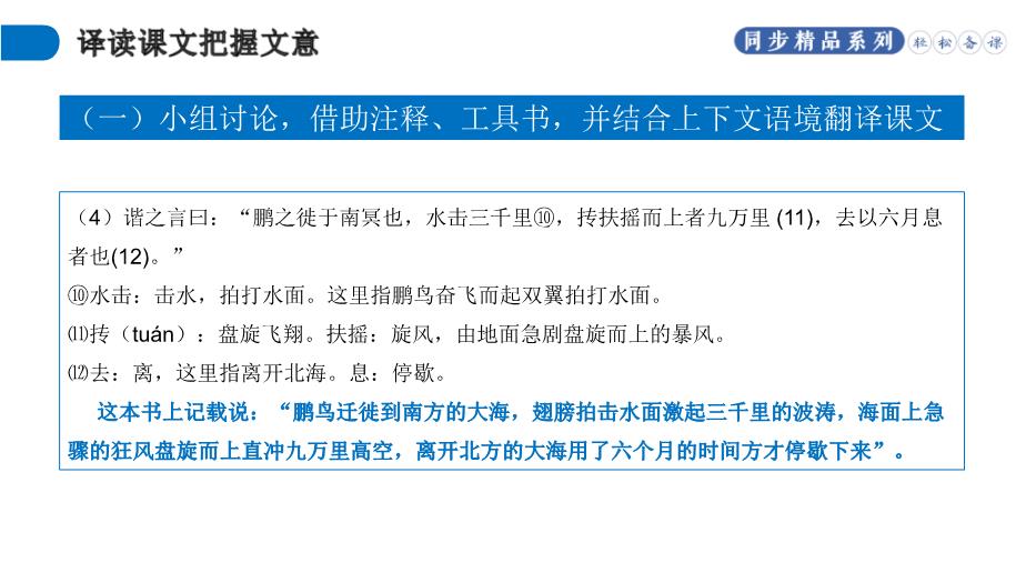 《北冥有魚(yú)》語(yǔ)文人教版八年級下冊PPT（優(yōu)質(zhì)版）第11頁(yè)