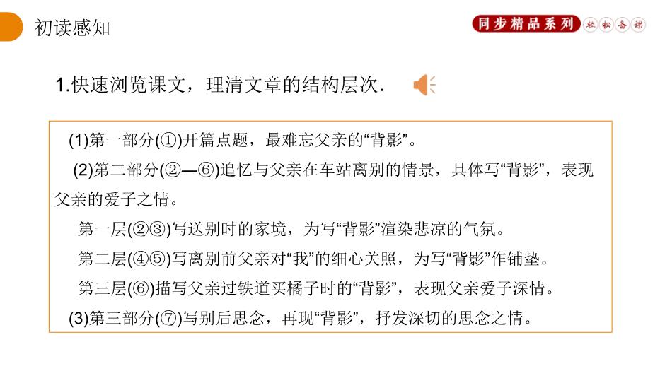 《背影》語(yǔ)文人教版八年級上冊PPT（精選）第8頁(yè)
