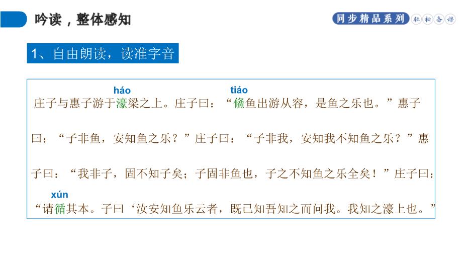 《莊子和惠子游于濠梁之上》優(yōu)選課件PPT（精）第3頁(yè)