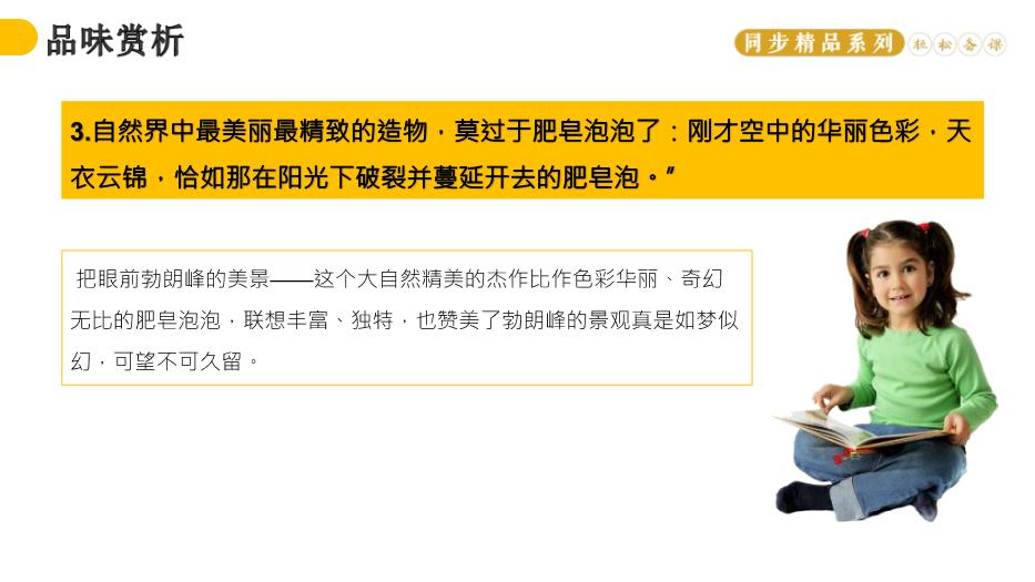 《登勃朗峰》語(yǔ)文人教版八年級下冊PPT（17頁(yè)版）第13頁(yè)