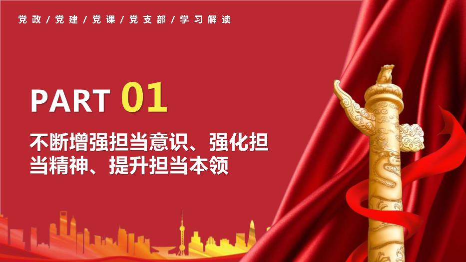 勇于擔當作為提升政治品格黨政PPT（精選）第4頁(yè)