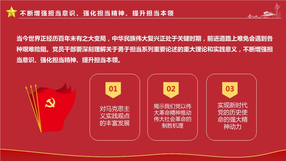 勇于擔當作為提升政治品格黨政PPT（精選）第5頁(yè)