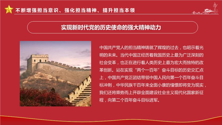勇于擔當作為提升政治品格黨政PPT（精選）第8頁(yè)