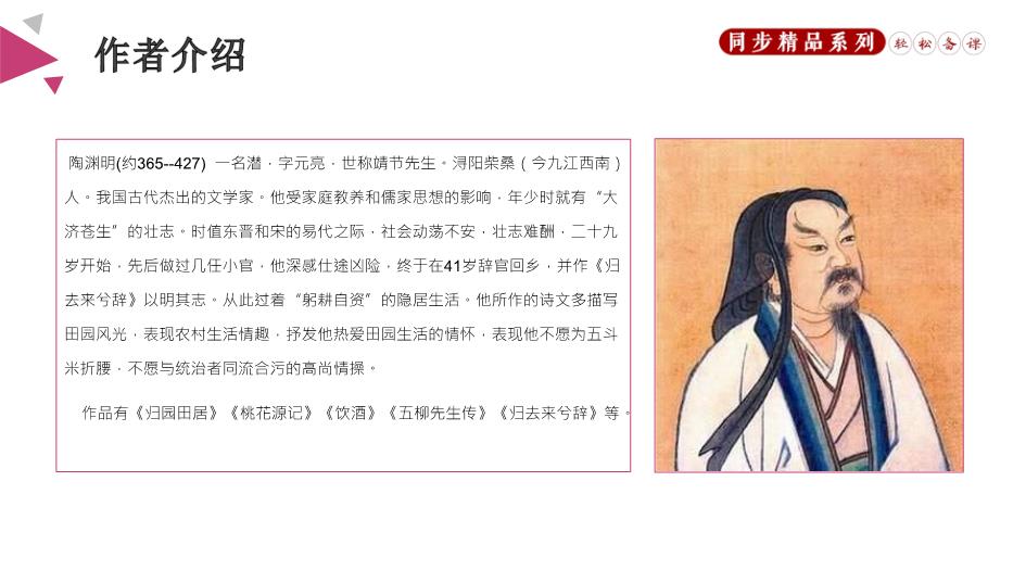 《桃花源記》優(yōu)選課件PPT（18頁(yè)）第2頁(yè)
