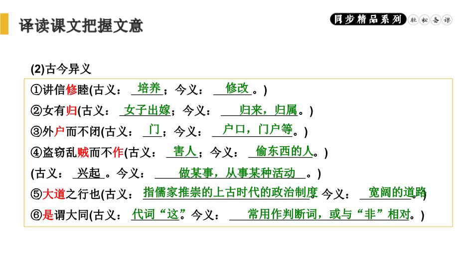 《禮記》二則之大道之行也語(yǔ)文人教版八年級下冊PPT（精）預覽圖（13）