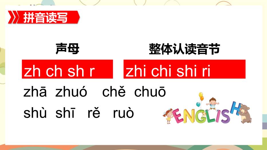 部編版一年級語(yǔ)文上冊認讀拼音課件PPT第14頁(yè)