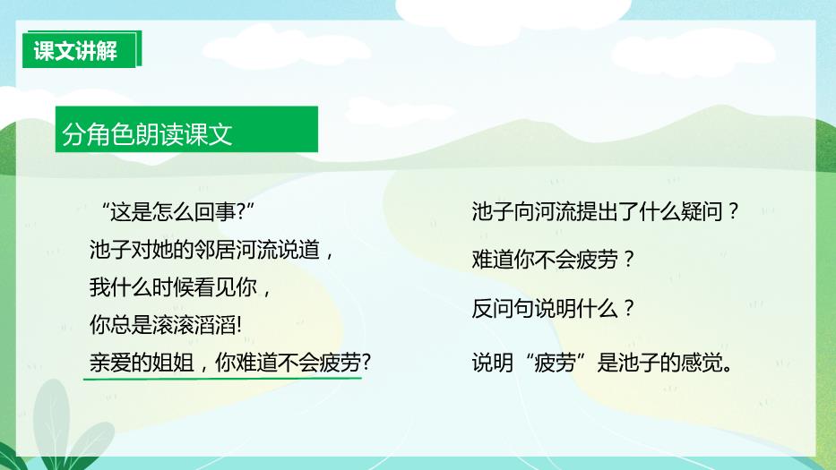 人教版三年級語(yǔ)文下冊池子與河流課件PPT預覽圖（11）