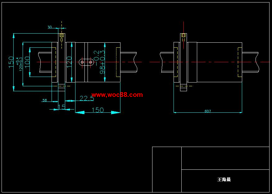 （獨家原創(chuàng  )）電火花機械體主軸滾珠絲杠設計（全套CAD圖紙完整版）CAD截圖02