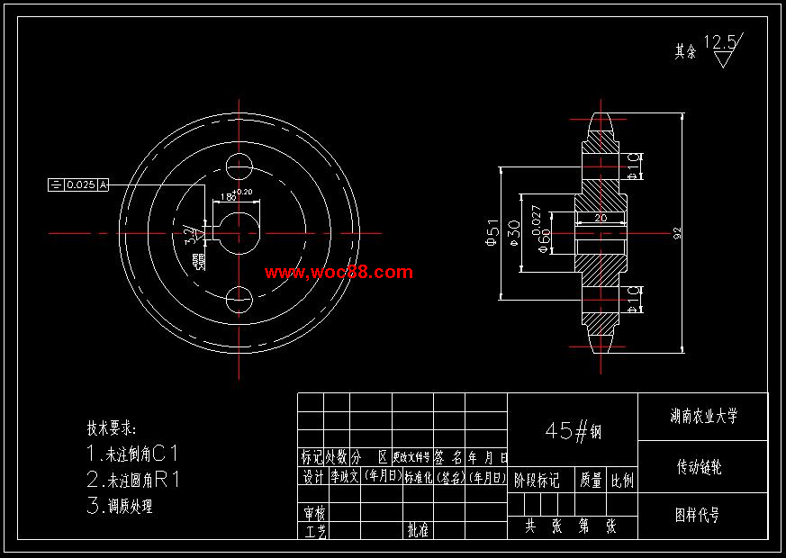 （獨家原創(chuàng  )）電動(dòng)菠蘿削皮機的設計（全套CAD圖紙完整版）CAD截圖03