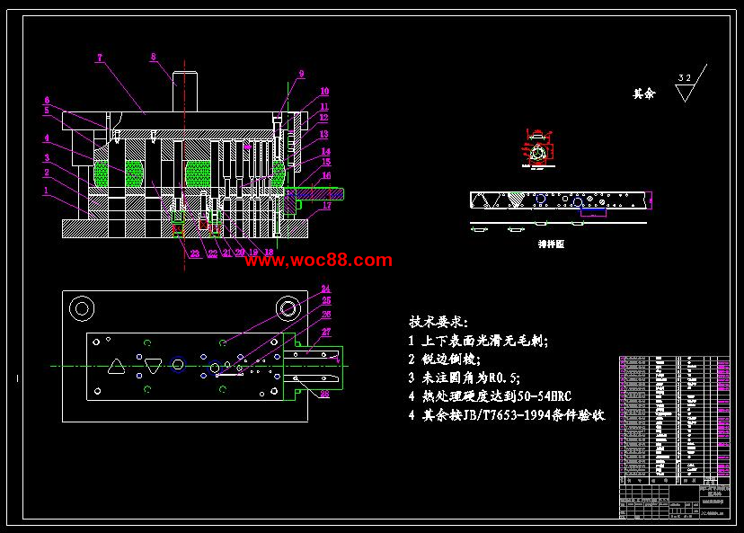 （全日制本科畢設）法蘭盤(pán)的沖壓工藝及級進(jìn)模具設計（全套圖紙CAD喲）CAD截圖01
