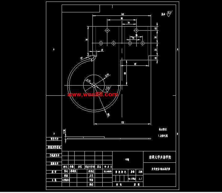 （定稿）家用多功能推車(chē)梯子的設計（有CAD圖紙的喲）CAD截圖06